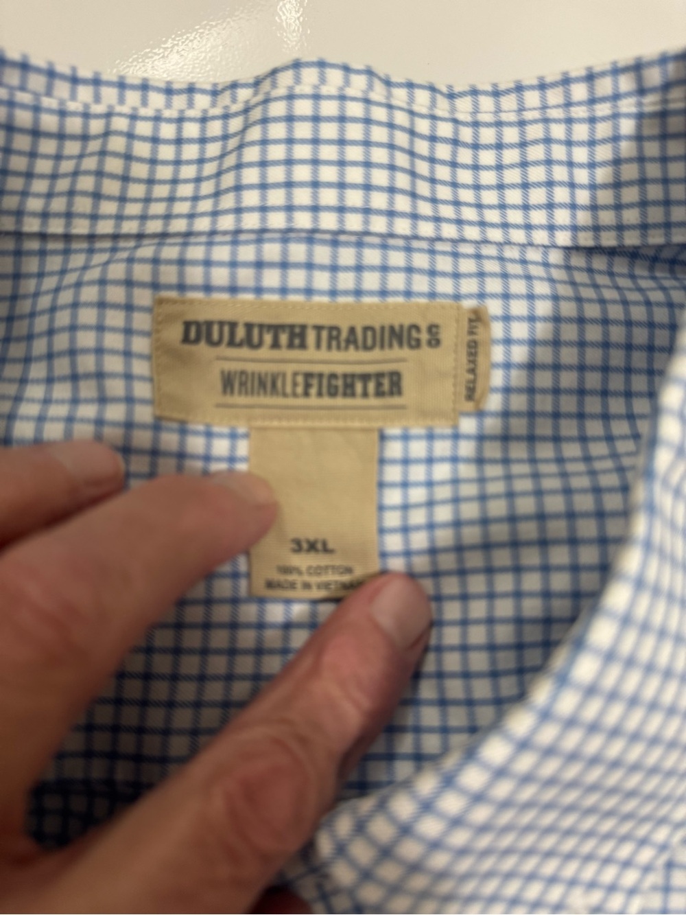 Big & Tall Men’s Duluth Trading Co WrinkleFighter Shirt - Picture 3 of 4